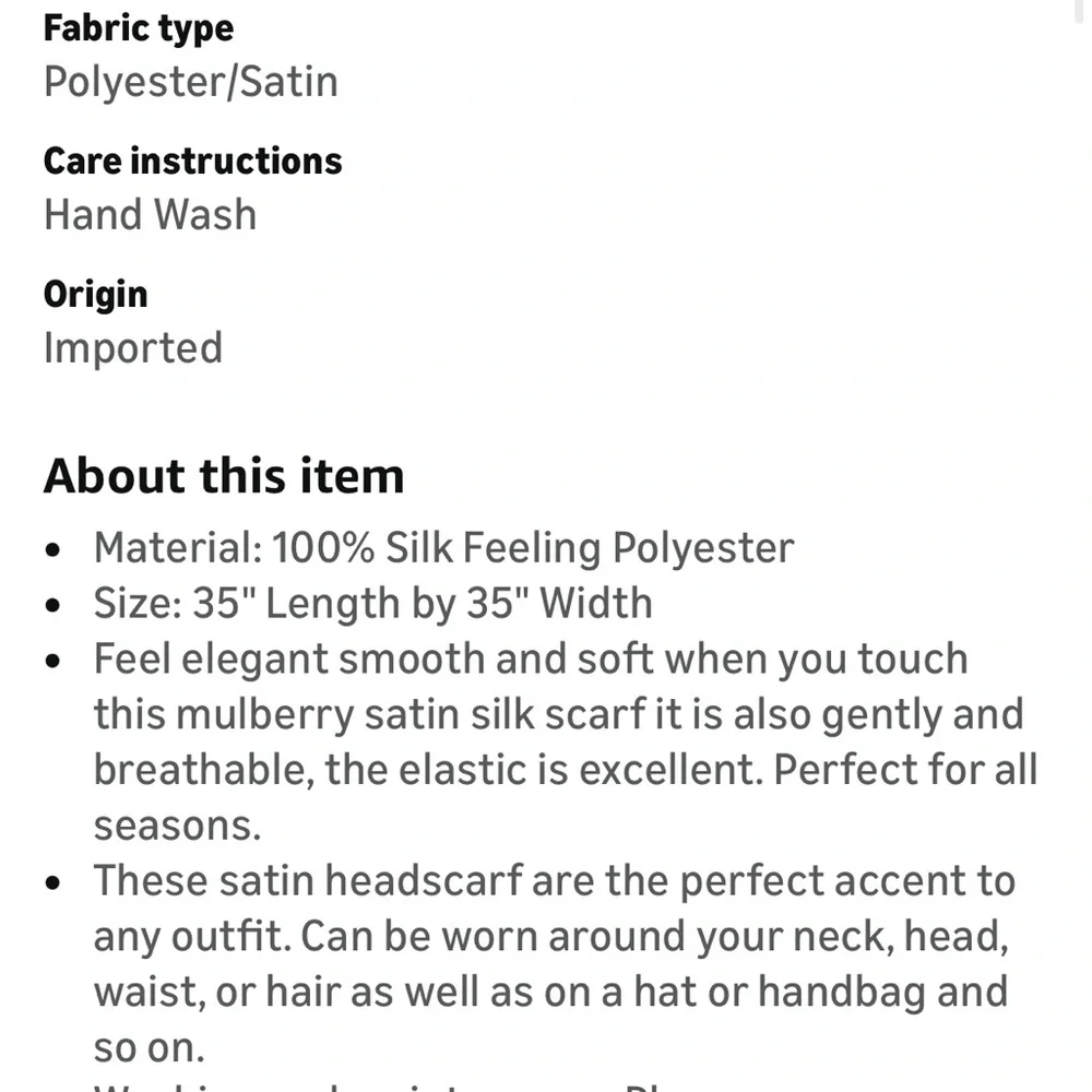Amazon Blue Scarf
